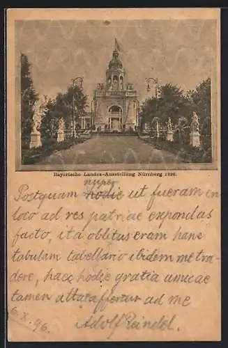 AK Nürnberg, Bayerische Landes-Ausstellung 1896