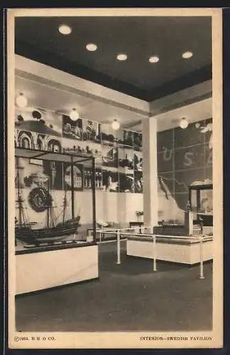 AK Chicago, Exhibition A Century of Progress 1934, Swedish Pavilion