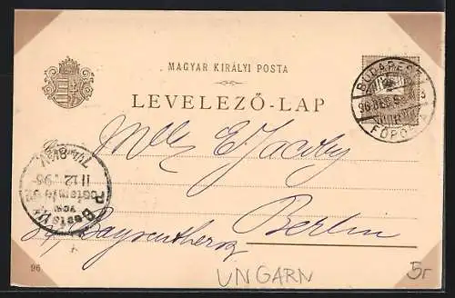 Lithographie Budapest, Exposition Millenaire, Entrée Principale, Ausstellung