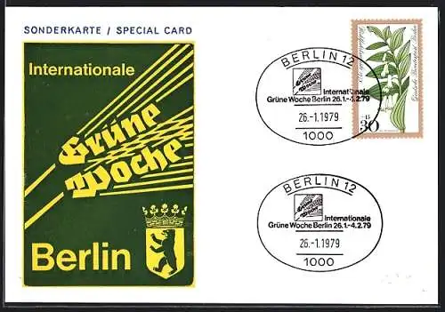 AK Berlin, Internationale Grüne Woche 1979, Sonderkarte