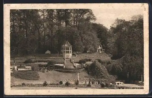 AK Altona, Gartenbau-Ausstellung 1914, Sondergärten der Firma Schnackenberg & Siebold