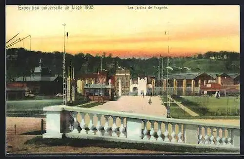 AK Liége, Exposition universelle 1905, Les Jardins de Fragnée, Ausstellung