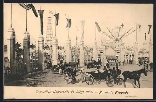 AK Liége, Exposition Universelle 1905, Porte de Fragnée