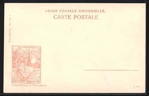 AK Liége, Exposition Universelle 1905, Pont en beton armé