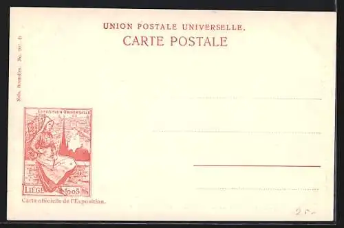 AK Liége, Exposition Universelle 1905, Office Colonial de la section francaise