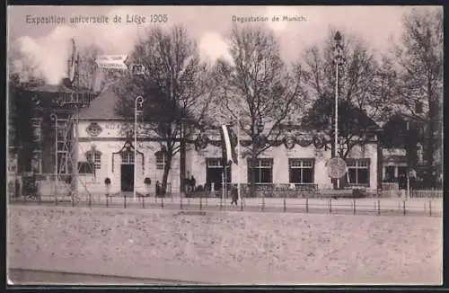 AK Liége, Exposition Universelle 1905, Degustation de Munich