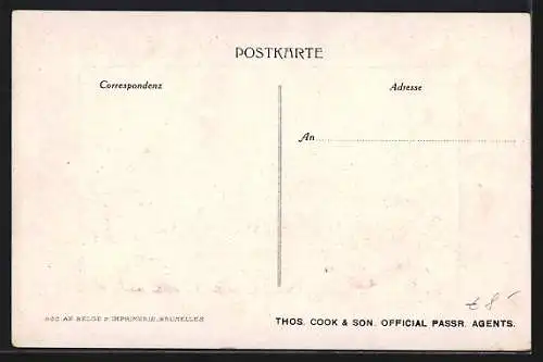 Künstler-AK Gent, Weltausstellung 1913, Springbrunnen auf dem Veranstaltungsgelände