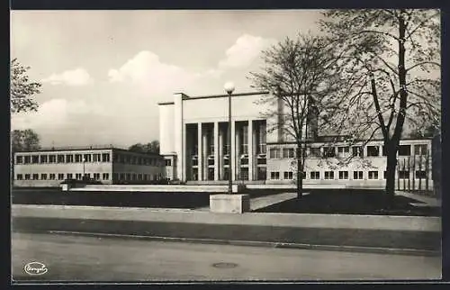 AK Dresden, Internationale Hygiene-Ausstellung 1930, Das Hygiene-Museum