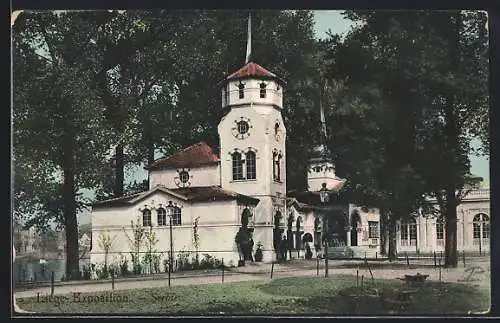 AK Liége, Exposition, Palais de la Serbie