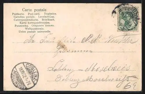 AK Düsseldorf, An der Festhalle, Düsseldorfer Ausstellung1902