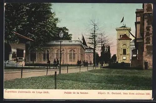 AK Liége, Exposition Universelle 1905, Palais de la femme