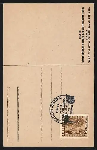 Künstler-AK Wien, Erste Ausstellung des Pariser Herbstsalons1946