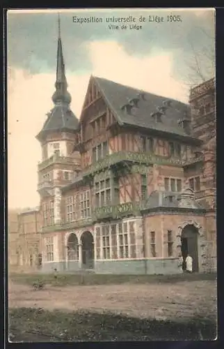 AK Liége, Exposition universelle 1905, Ville de Liége