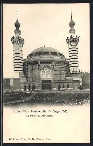AK Liége, Exposition Universelle 1905, Le Palais du Panorama
