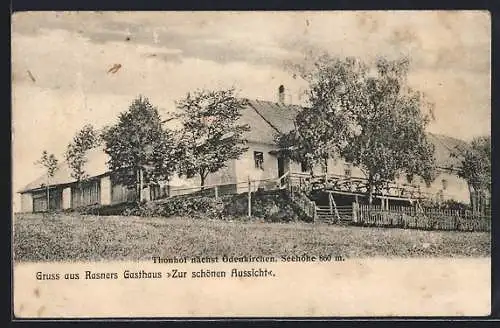 AK Warth /N.-Oe., Ödenkirchen, Tannhof, Rasner`s Gasthaus zur schönen Aussicht