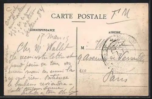 AK Arnaville, Vue générale de la Frontière et Fort Saint-Blaise