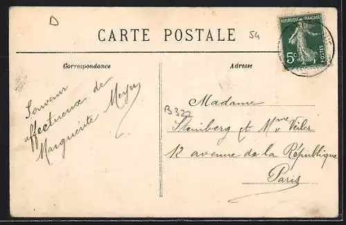 AK Boncourt, Vue sur la frontière franco-suisse et le paysage boisé de Milandre