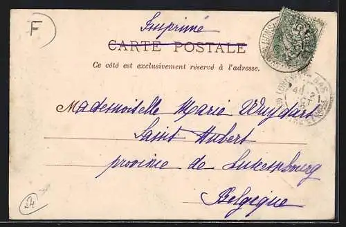 AK Cons-la-Grandville, Vue de la rue avec bâtiments anciens et mur fortifié