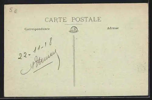 AK Selaincourt, Vue générale de la Rue de l`Église