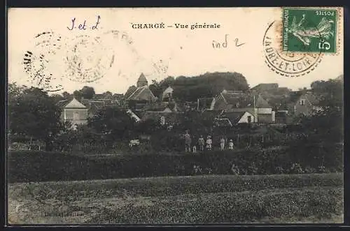 AK Chargé, Vue générale du village