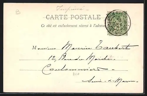 AK Liverdun, Les Vannes avec vue sur la rivière et la colline boisée