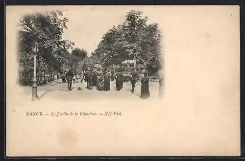 AK Nancy, Le Jardin de la Pépinière