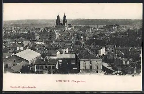 AK Lunéville, Vue générale
