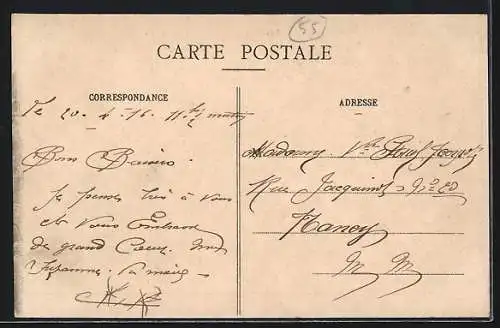 AK Pont-à-Mousson, Bombardement du cimetière après l`attaque