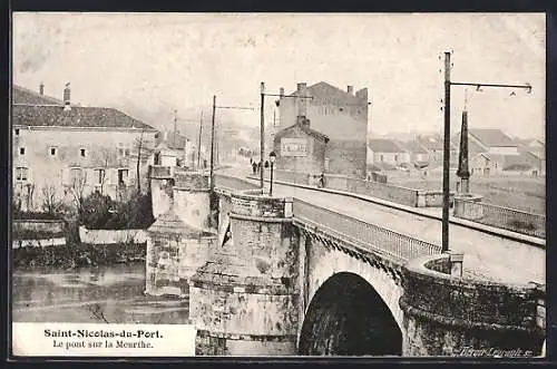 AK Saint-Nicolas-du-Port, Le pont sur la Meurthe