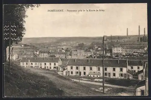 AK Homécourt, Panorama pris de la Route de Briey