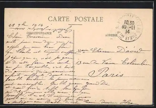 AK Mont, Le Pont sur la Meurthe détruit par les Francais en 1914