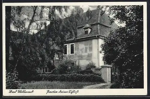 AK Bad Wilsnack, Partie beim Schloss