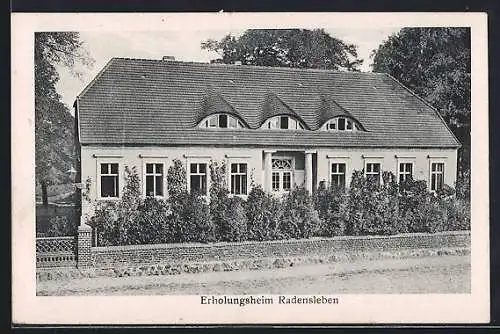 AK Radensleben, Blick auf das Erholungsheim