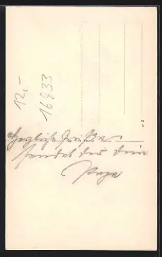 AK Fehrbellin, Strassenpartie an der Post, Blick zur Kirche