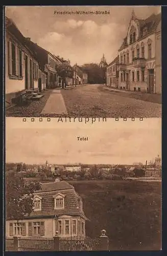 AK Altruppin, Friedrich Wilhelm-Strasse, Totalansicht