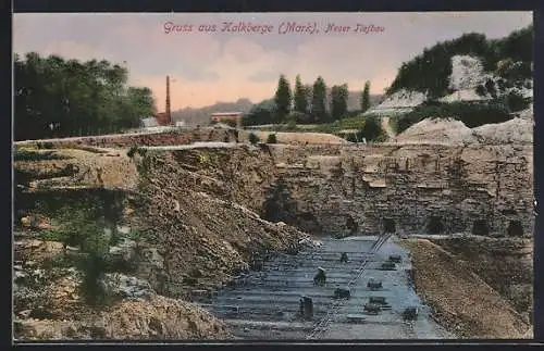 AK Kalkberge /Mark, Neuer Tiefbau, Totalansicht