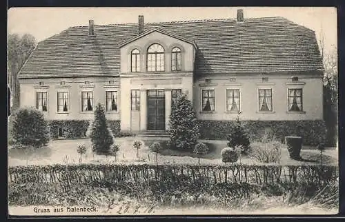 AK Halenbeck, Schloss-Gut mit Anlagen