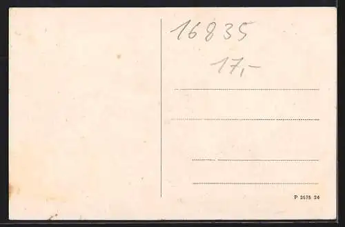 AK Herzberg / Mark, Vorderansicht vom Gasthof von Rudolf Windel