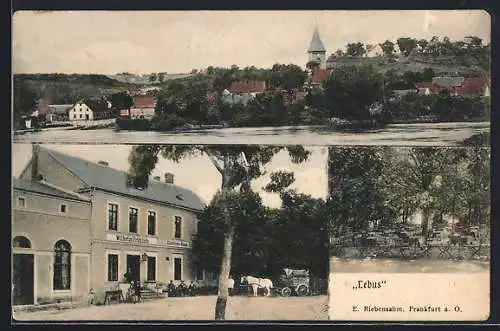 AK Lebus, Gasthof Schützenhaus von Wilhelm Fröhlich