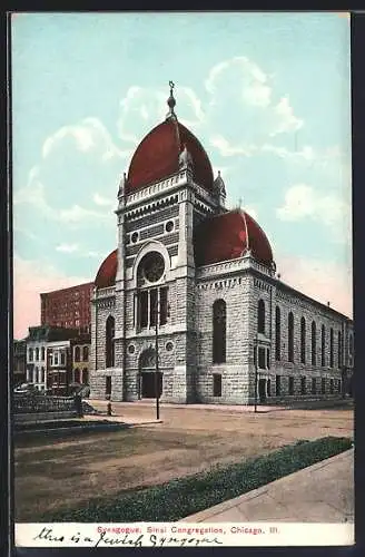 AK Chicago, IL, Synagogue, Sinai Congregation