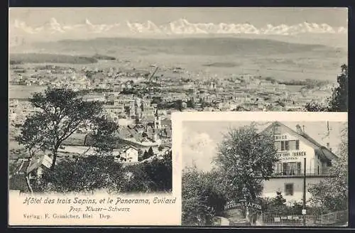 AK Evilard, Hotel des trois Sapins et le Panorama