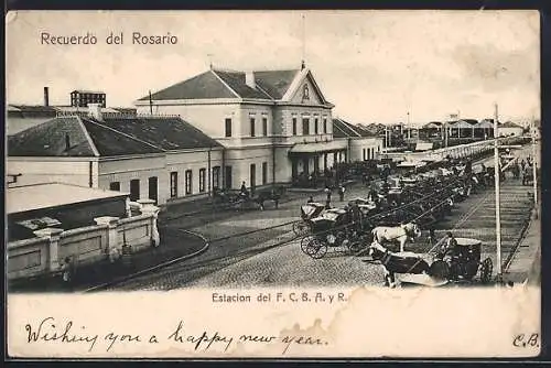 AK Rosario, Estación del F. C. B. A. y R.