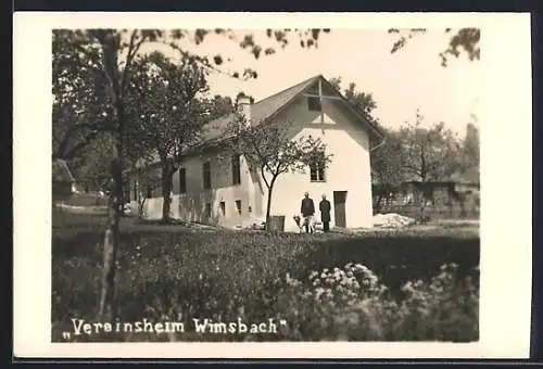 AK Wimsbach, Vereinsheim mit Garten