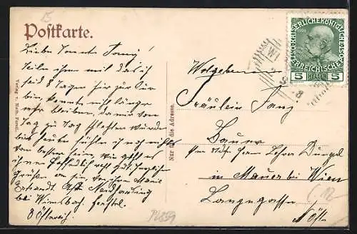 AK Neidharting /Ob.-Oest., Partie an Ferstl`s Gasthof