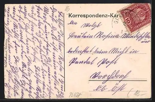 AK Irnharting /Ob.-Öst., Pühringer`s Handlung, Gasthaus Bründl, Strassenpartie