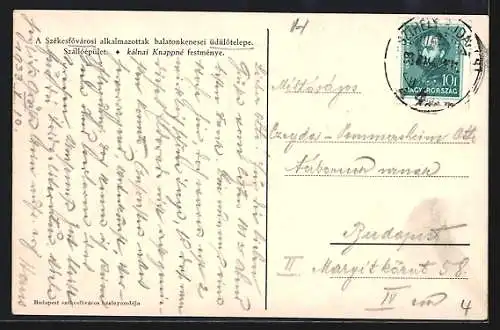 AK Balatonkenese, a Székesfövarosi alkalmazottak balatonkenesei üdülötelepe