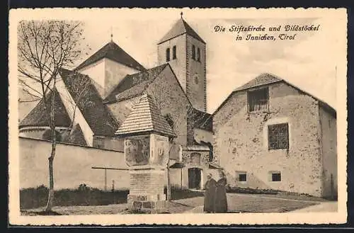 AK San Candido, Ortspartie mit Kirche