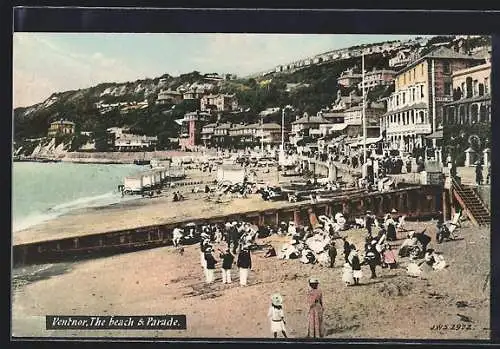 AK Ventnor /Isle of Wight, The Beach & Parade