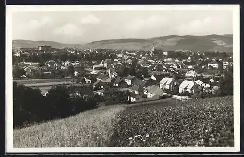 AK Val. Mezirici, Ortsansicht mit Umland