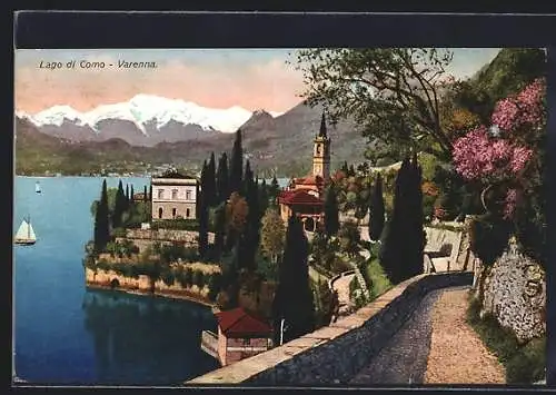 AK Varenna, Lago di Como, Idyll vorm Ort